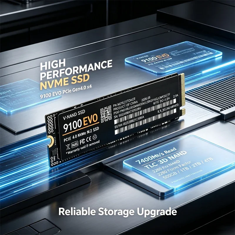 Gaming M.2 NVMe SSD 9100 EVO P - M.2 Nvme 4Tb Pcie 4.0 Ssd ulasan dan harga