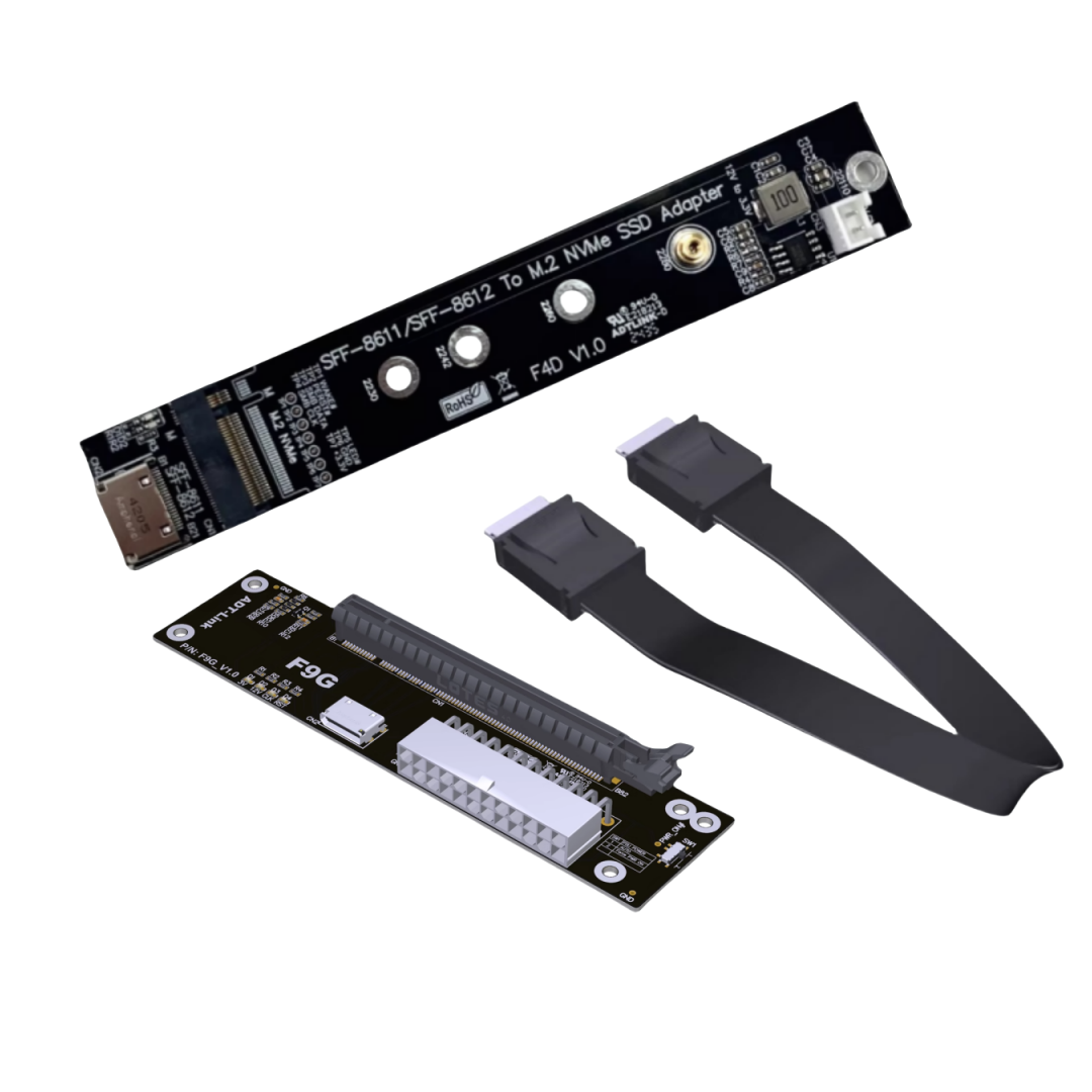 PCIe 4.0 X4 64Gbps OCuLink Lap - External Gpu Dock Pcie 4.0 Oculink ulasan dan harga