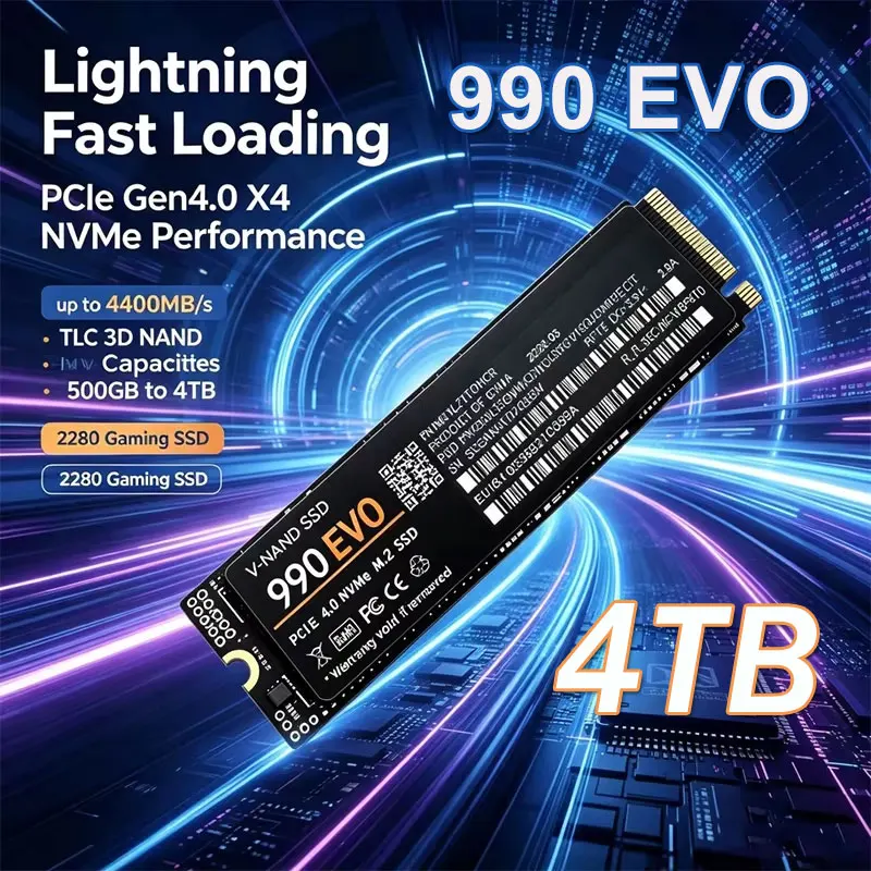 Gaming M.2 NVMe SSD 990 EVO PC - M.2 Nvme 4Tb Pcie 4.0 Ssd ulasan dan harga