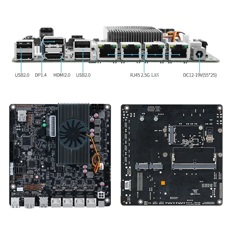 N100 Nas Motherboard 2xm.2 Nvm - Nas Motherboard N100 6 Sata ulasan dan harga