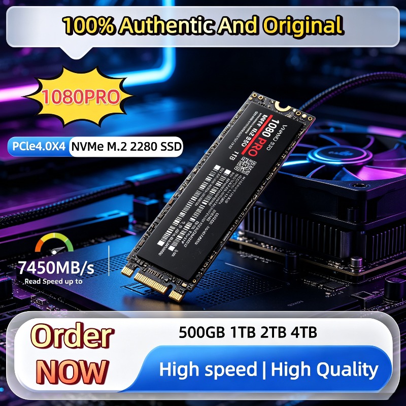 100% original 1080PRO PCIe 4.0 - M.2 Nvme 4Tb Pcie 4.0 Ssd ulasan dan harga