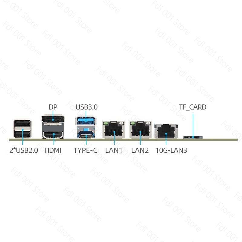 N100 Motherboard Dual 2.5G 10G - Nas Motherboard N100 6 Sata ulasan dan harga