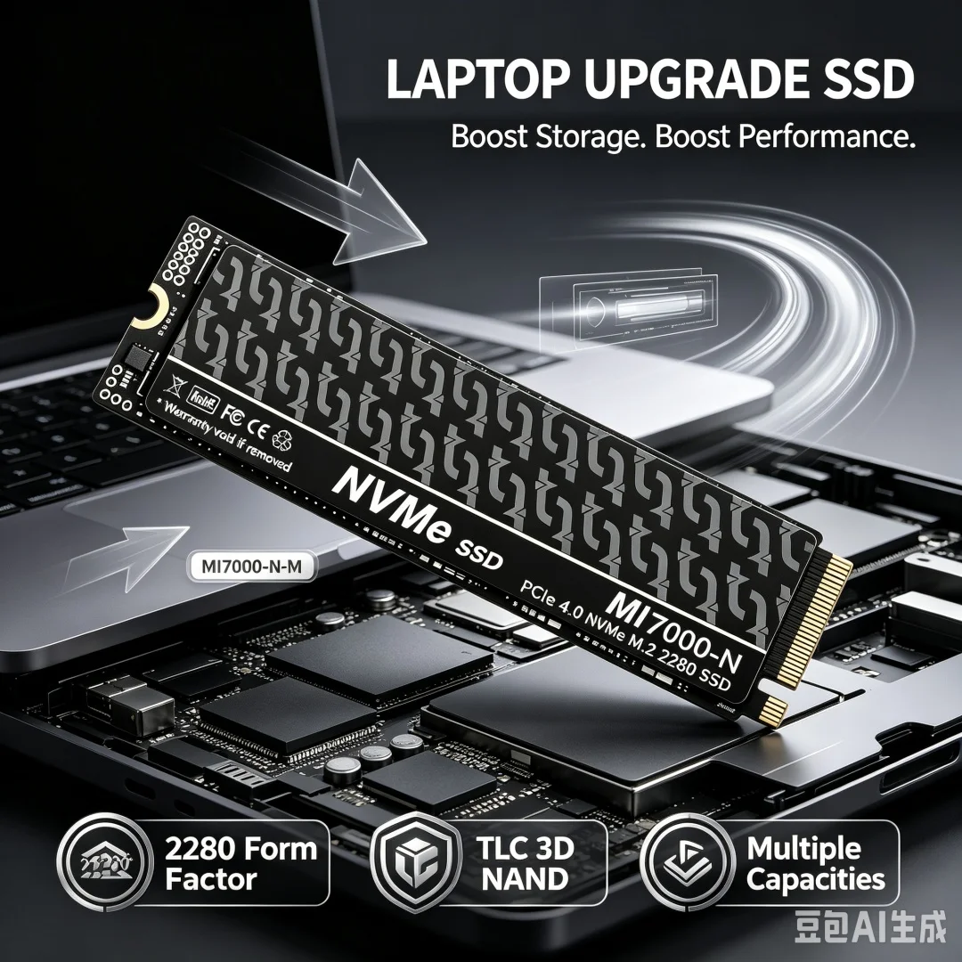 MI7000-N 7300MB/s SSD 1TB 2TB  - M.2 Nvme 4Tb Pcie 4.0 Ssd ulasan dan harga