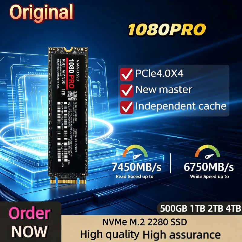 100% original 1080PRO PCIe 4.0 - M.2 Nvme 4Tb Pcie 4.0 Ssd ulasan dan harga