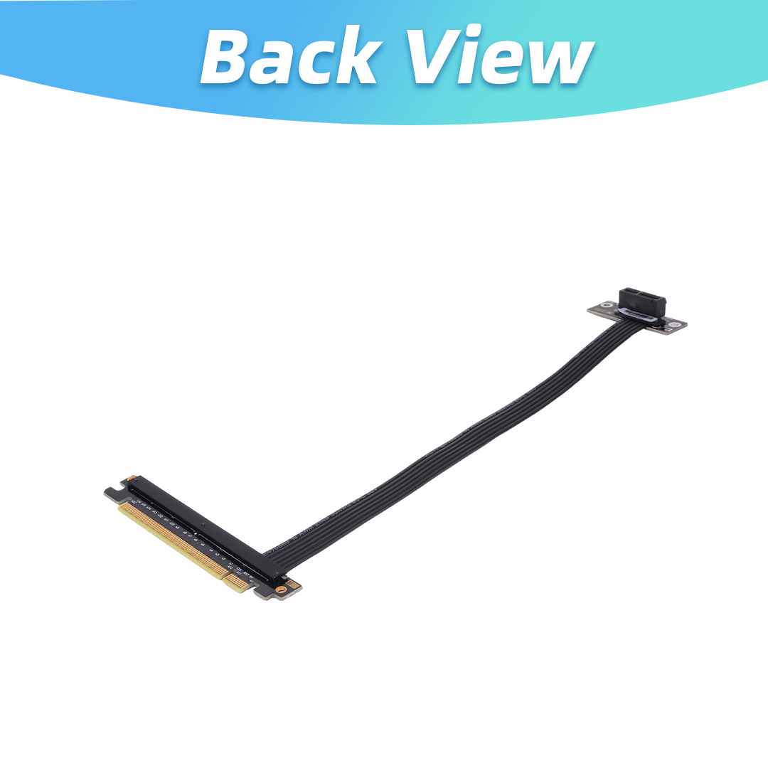 PCIe 4.0 / 3.0 X16 To X1 X4 X8 - Pcie 4.0 X16 Riser Cable 90 Degree ulasan dan harga