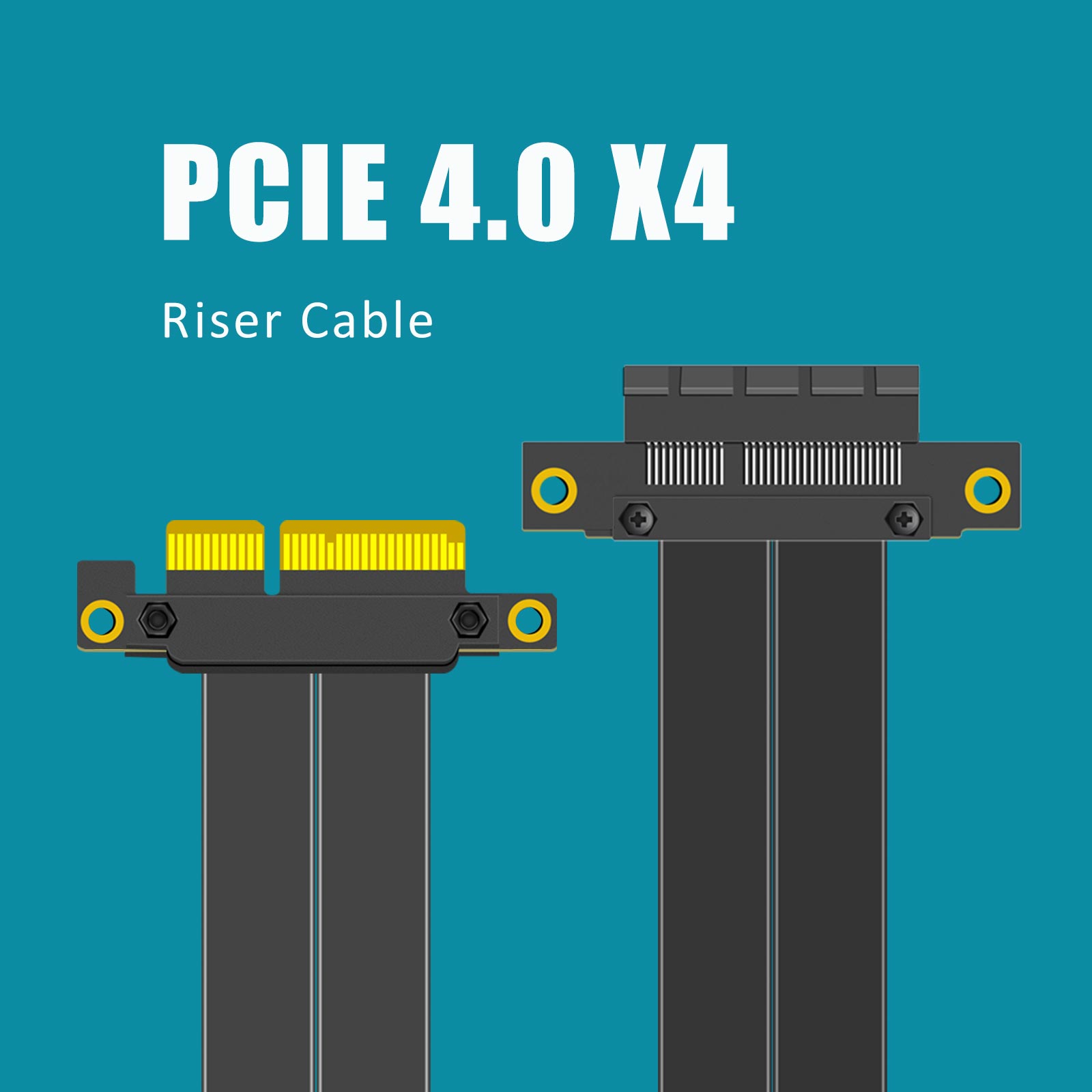 PCIe 4.0 X4 Riser Cable, 180 D - Pcie 4.0 X16 Riser Cable 90 Degree ulasan dan harga