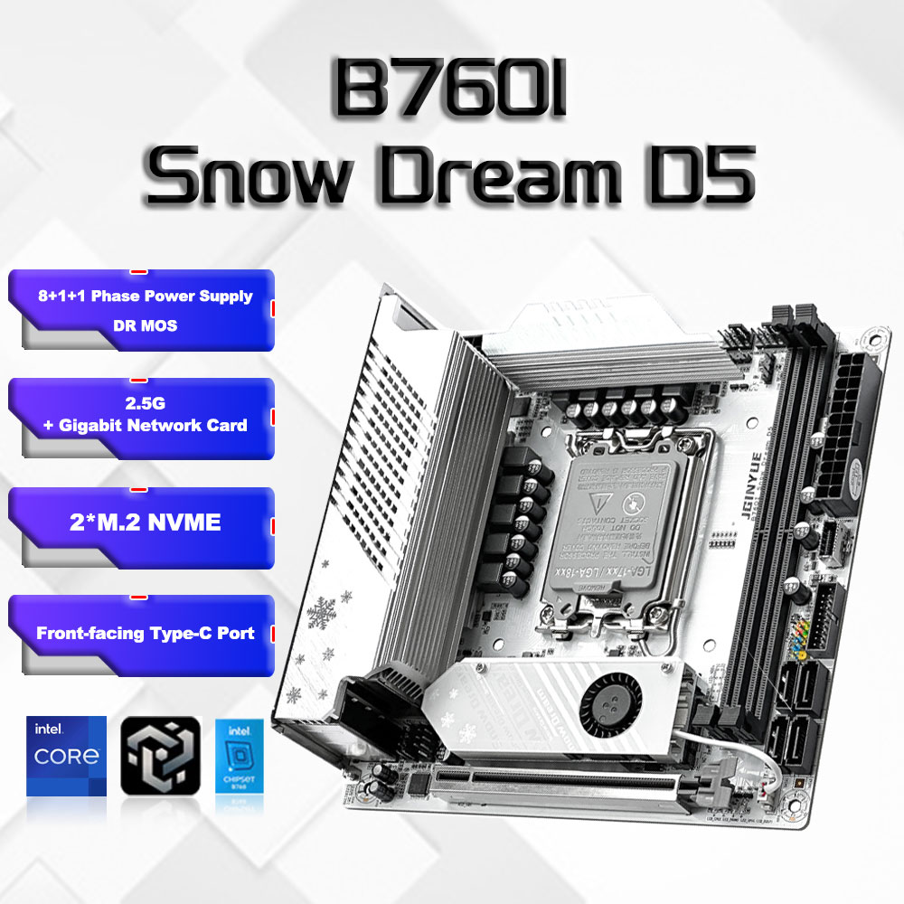 B760i ARGB WIFI DDR5 Motherboa - Lga 1700 Ddr5 Itx Motherboard ulasan dan harga