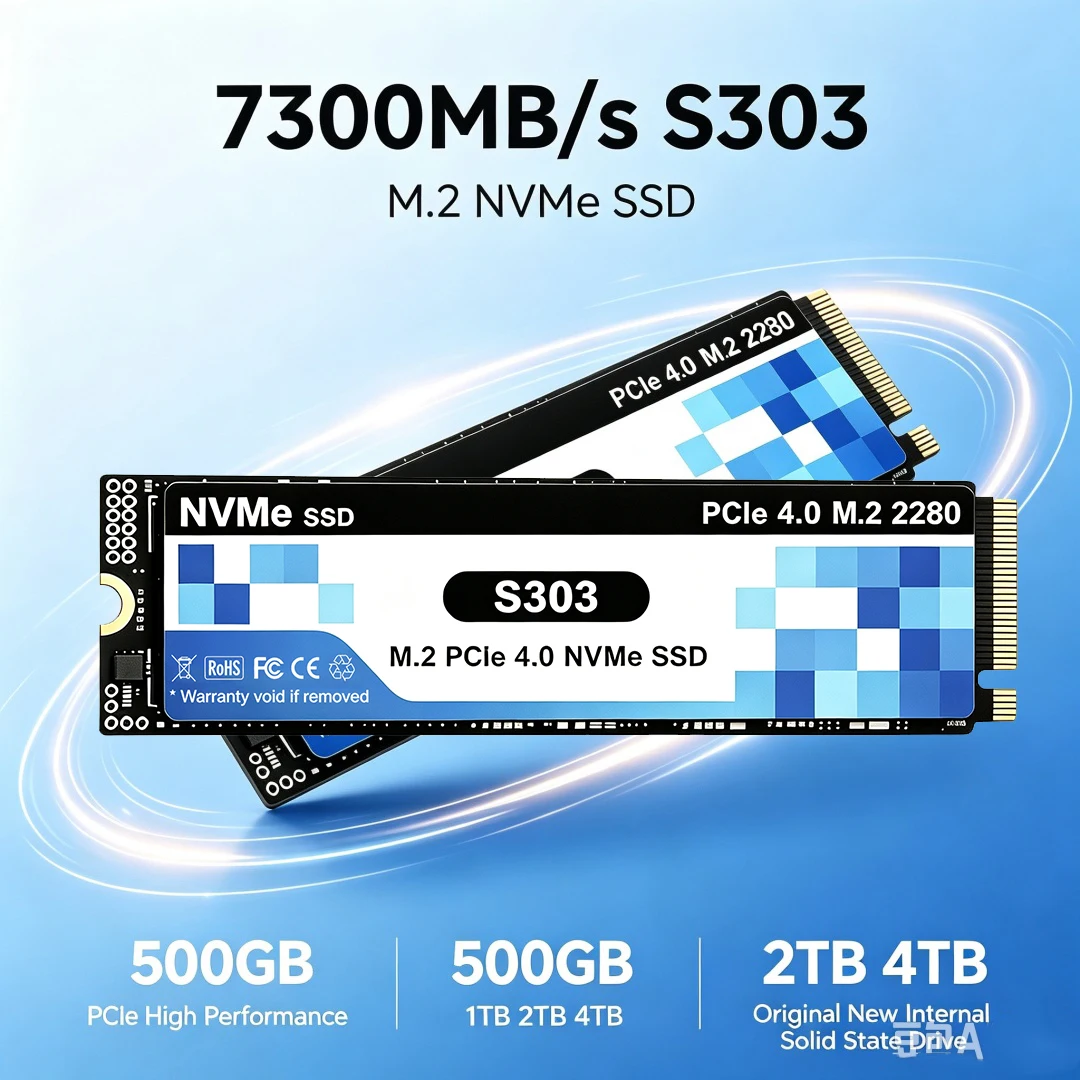 2026 S303 SSD 500GB 1TB 2TB 4T - M.2 Nvme 4Tb Pcie 4.0 Ssd ulasan dan harga